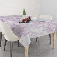 Polynesian Tribal Plumeria Lotu Tamaiti Tablecloth Pastel Mauve LT9 - Polynesian Pride