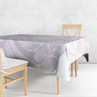 Polynesian Tribal Plumeria Lotu Tamaiti Tablecloth Pastel Mauve LT9 - Polynesian Pride