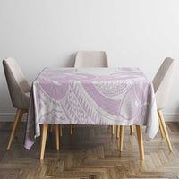 Polynesian Tribal Plumeria Lotu Tamaiti Tablecloth Pastel Mauve LT9 - Polynesian Pride
