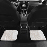 Polynesian Tribal Plumeria Lotu Tamaiti Car Mats Pastel Nude LT9 Set 2pcs - Back Nude - Polynesian Pride
