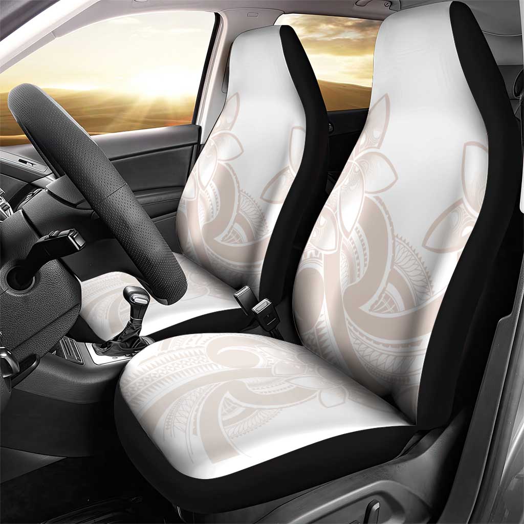 Polynesian Tribal Plumeria Lotu Tamaiti Car Seat Cover Pastel Nude - Polynesian Pride