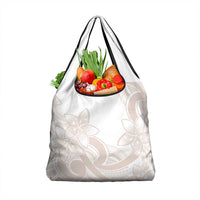 Polynesian Tribal Plumeria Lotu Tamaiti Grocery Bag Pastel Nude LT9 1-pack One Size Nude - Polynesian Pride