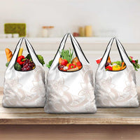Polynesian Tribal Plumeria Lotu Tamaiti Grocery Bag Pastel Nude LT9 3-pack One Size Nude - Polynesian Pride