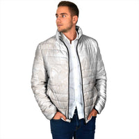 Polynesian Tribal Plumeria Lotu Tamaiti Padded Jacket Pastel Nude LT9 - Polynesian Pride