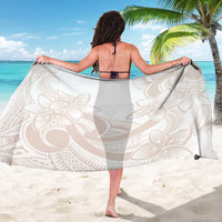 Polynesian Tribal Plumeria Lotu Tamaiti Sarong Pastel Nude - Polynesian Pride