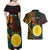 Personalised Shefa Day Couples Matching Off Shoulder Maxi Dress and Hawaiian Shirt Happy June 18 Vanuatu Province