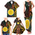 Personalised Shefa Day Family Matching Tank Maxi Dress and Hawaiian Shirt Happy June 18 Vanuatu Province