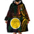 Personalised Shefa Day Wearable Blanket Hoodie Happy June 18 Vanuatu Province