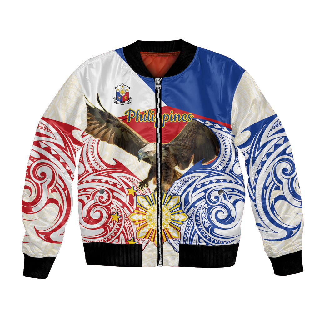 Philippines Independence Day Bomber Jacket Pilipinas Eagle 126th Anniversary LT14 Unisex Blue - Polynesian Pride