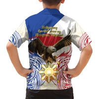 Philippines Independence Day Family Matching Short Sleeve Bodycon Dress and Hawaiian Shirt Pilipinas Eagle 126th Anniversary