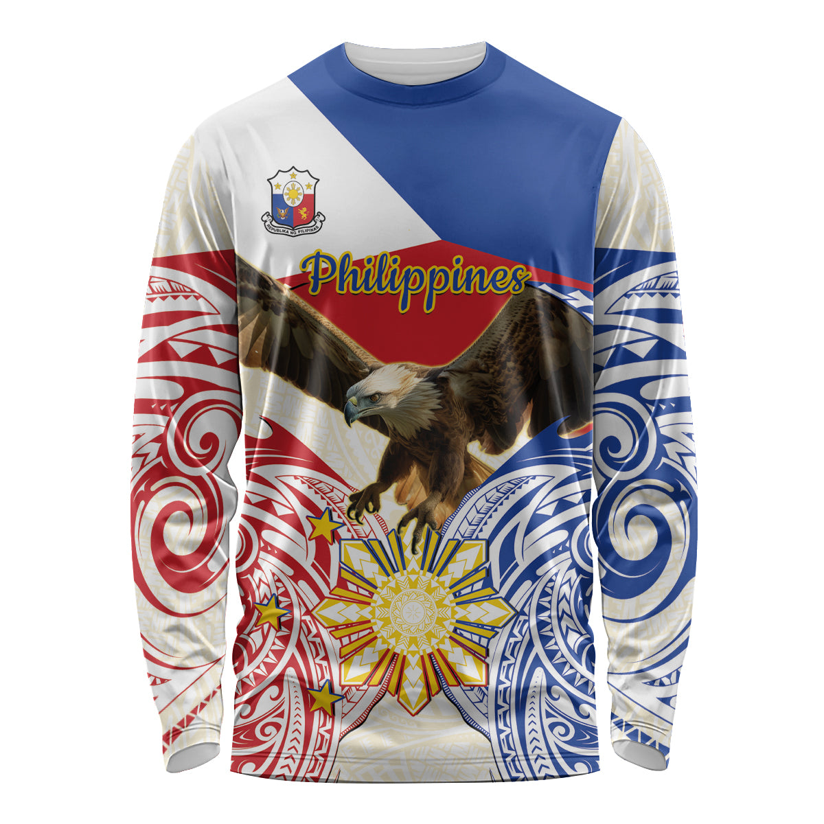 Philippines Independence Day Long Sleeve Shirt Pilipinas Eagle 126th Anniversary