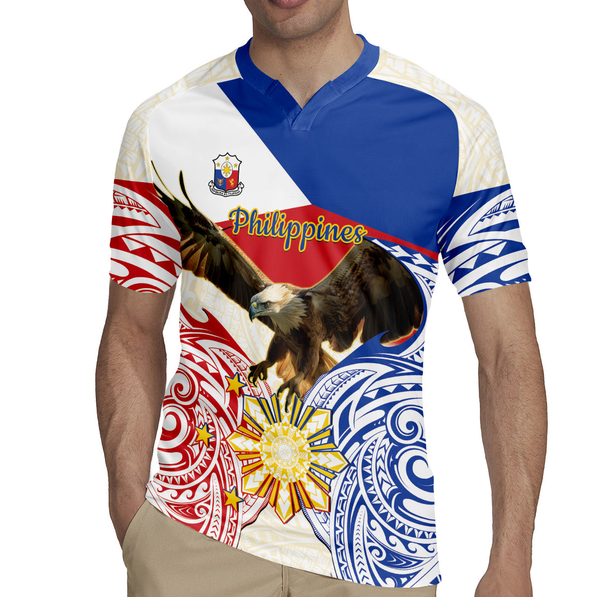 Philippines Independence Day Rugby Jersey Pilipinas Eagle 126th Anniversary
