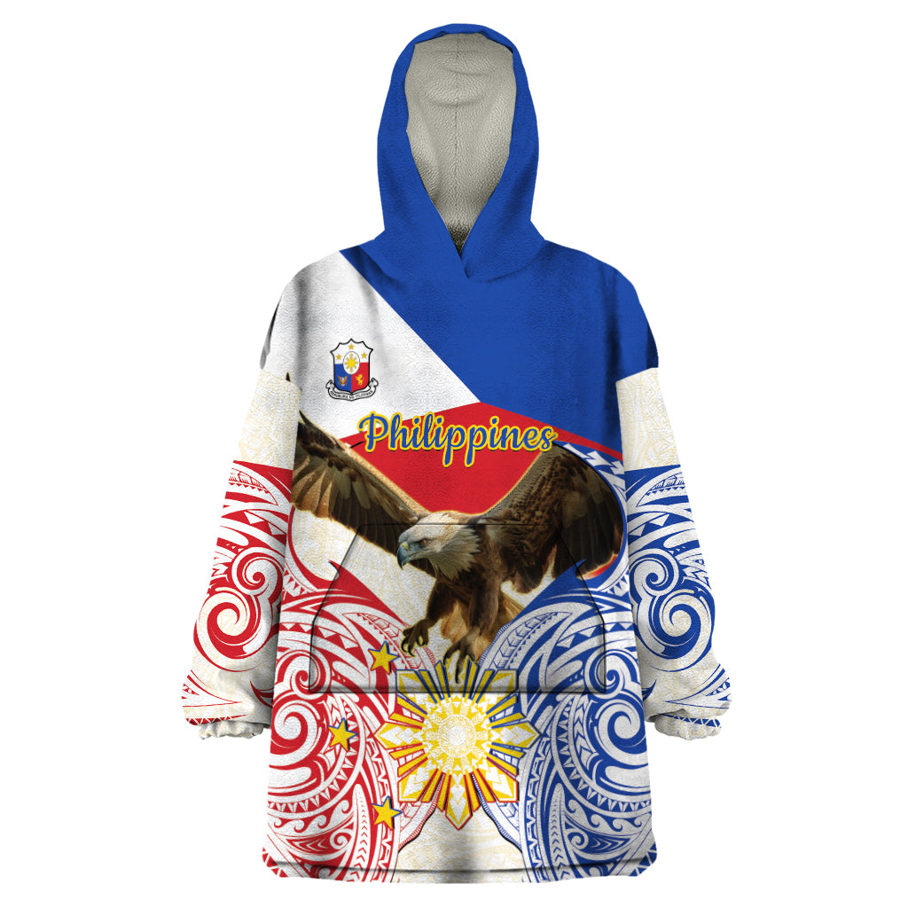 Philippines Independence Day Wearable Blanket Hoodie Pilipinas Eagle 126th Anniversary