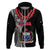 Polynesian Pride Samoa Hoodie Ula Fala Mix Samoan Tribal Black Version LT14 - Polynesian Pride