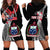 Personalised Samoa Hoodie Dress Ula Fala Mix Samoan Tribal Black Version LT14 - Polynesian Pride