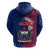 Polynesian Pride Samoa Hoodie Ula Fala Mix Samoan Tribal Blue Version LT14 - Polynesian Pride