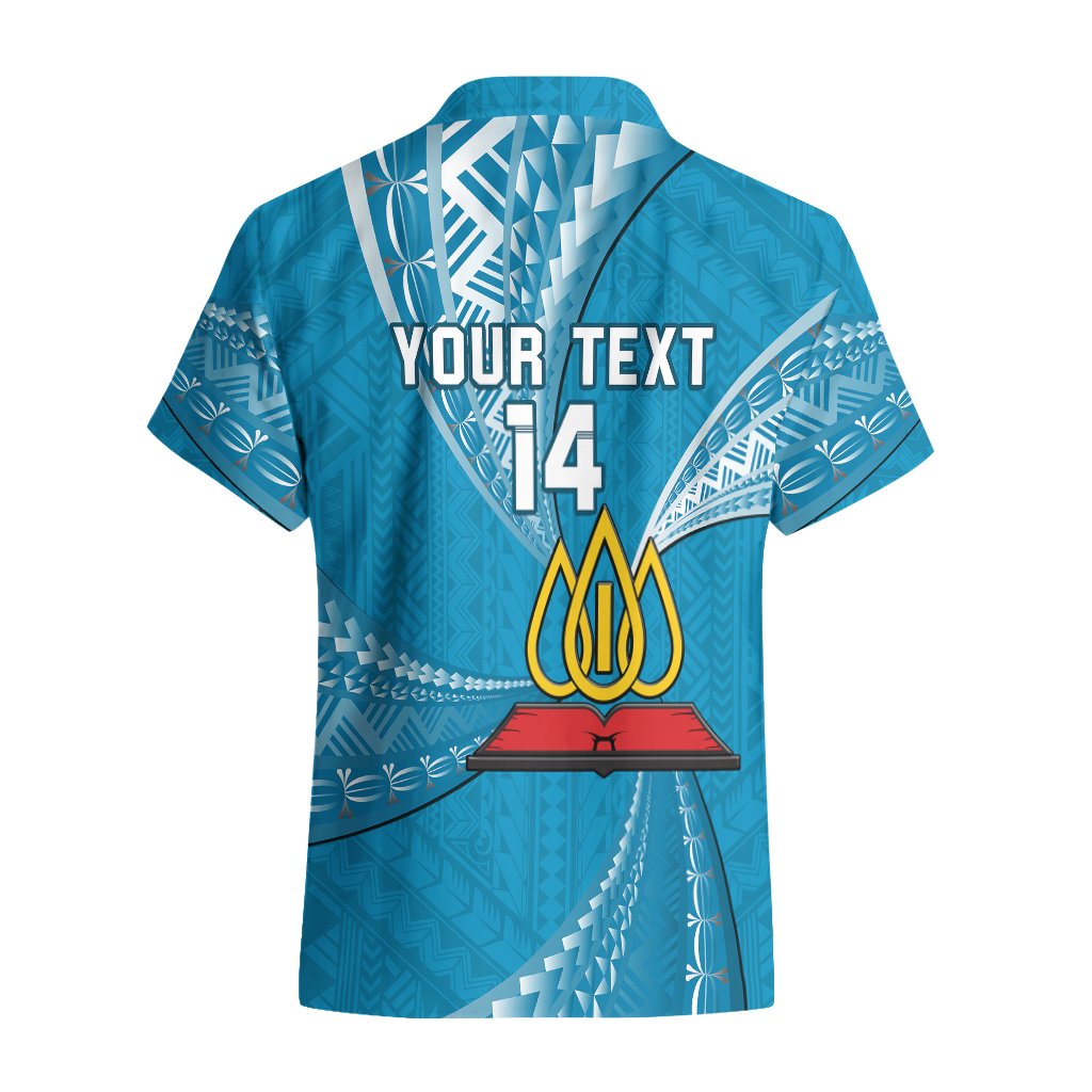 Personalised Tonga Lavengamalie College Hawaiian Shirt Tongan Ngatu Pattern LT14 - Polynesian Pride