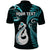 Custom New Zealand Polo Shirt Aotearoa Silver Fern With Manaia Maori Unique Turquoise LT14 - Polynesian Pride