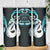 New Zealand Skinny Tumbler Aotearoa Silver Fern With Manaia Maori Unique Turquoise