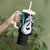 New Zealand Tumbler With Handle Aotearoa Silver Fern With Manaia Maori Unique Turquoise