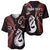 Personalised New Zealand Baseball Jersey Aotearoa Silver Fern With Manaia Maori Unique Red LT14 - Polynesian Pride