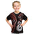 Personalised New Zealand Kid T Shirt Aotearoa Silver Fern With Manaia Maori Unique Red LT14 Red - Polynesian Pride