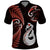 Custom New Zealand Polo Shirt Aotearoa Silver Fern With Manaia Maori Unique Red LT14 Red - Polynesian Pride