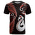 Custom New Zealand T Shirt Aotearoa Silver Fern With Manaia Maori Unique Red LT14 Red - Polynesian Pride