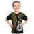 Personalised New Zealand Kid T Shirt Aotearoa Silver Fern With Manaia Maori Unique Gold LT14 Gold - Polynesian Pride