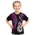 Personalised New Zealand Kid T Shirt Aotearoa Silver Fern With Manaia Maori Unique Pink LT14 Pink - Polynesian Pride