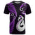 Custom New Zealand T Shirt Aotearoa Silver Fern With Manaia Maori Unique Purple LT14 Purple - Polynesian Pride