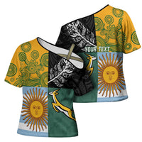 Personalised Rugby 2025 Championship Cross Shoulder Shirt Combination of Southern Hemisphere Countries LT14 - Polynesian Pride