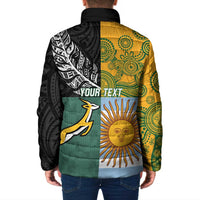 Personalised Rugby 2025 Championship Padded Jacket Combination of Southern Hemisphere Countries LT14 - Polynesian Pride