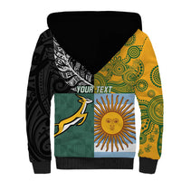 Personalised Rugby 2025 Championship Sherpa Hoodie Combination of Southern Hemisphere Countries - Polynesian Pride