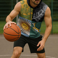 Personalised Rugby 2025 Championship Sleeveless Hoodie Combination of Southern Hemisphere Countries LT14 - Polynesian Pride