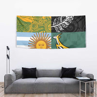 Rugby 2025 Championship Tapestry Combination of Southern Hemisphere Countries - Polynesian Pride