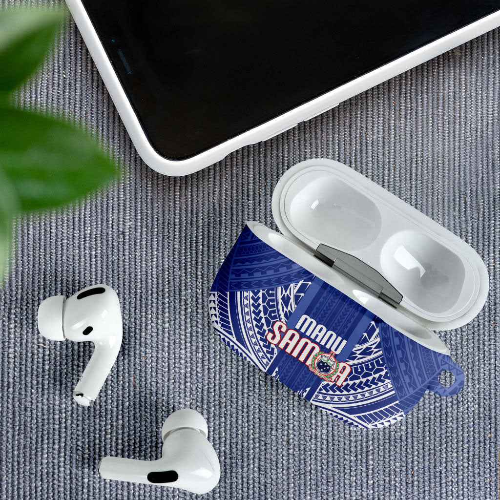 Manu Samoa Rugby 2026 AirPods Case Samoan Pattern