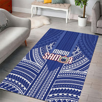Manu Samoa Rugby 2026 Area Rug Samoan Pattern