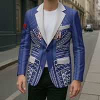 Custom Manu Samoa Rugby 2026 Blazer Samoan Pattern