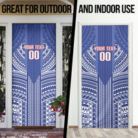 Custom Manu Samoa Rugby 2026 Door Cover Samoan Pattern