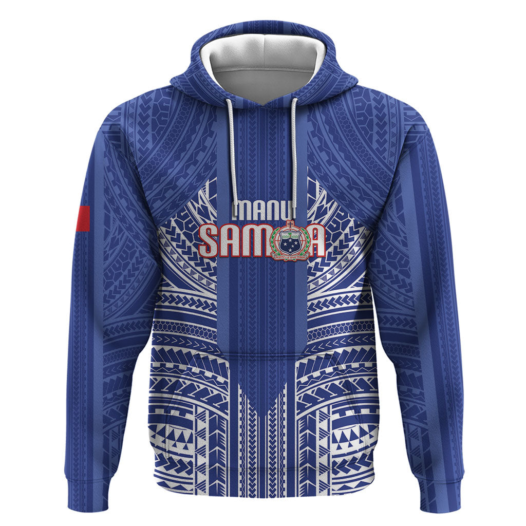 Custom Manu Samoa Rugby 2026 Hoodie Samoan Pattern