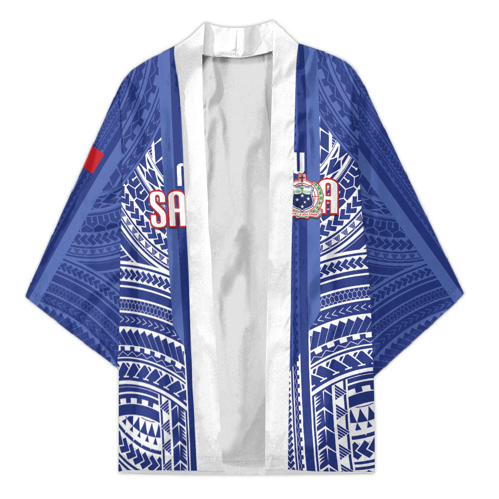 Custom Manu Samoa Rugby 2026 Kimono Samoan Pattern