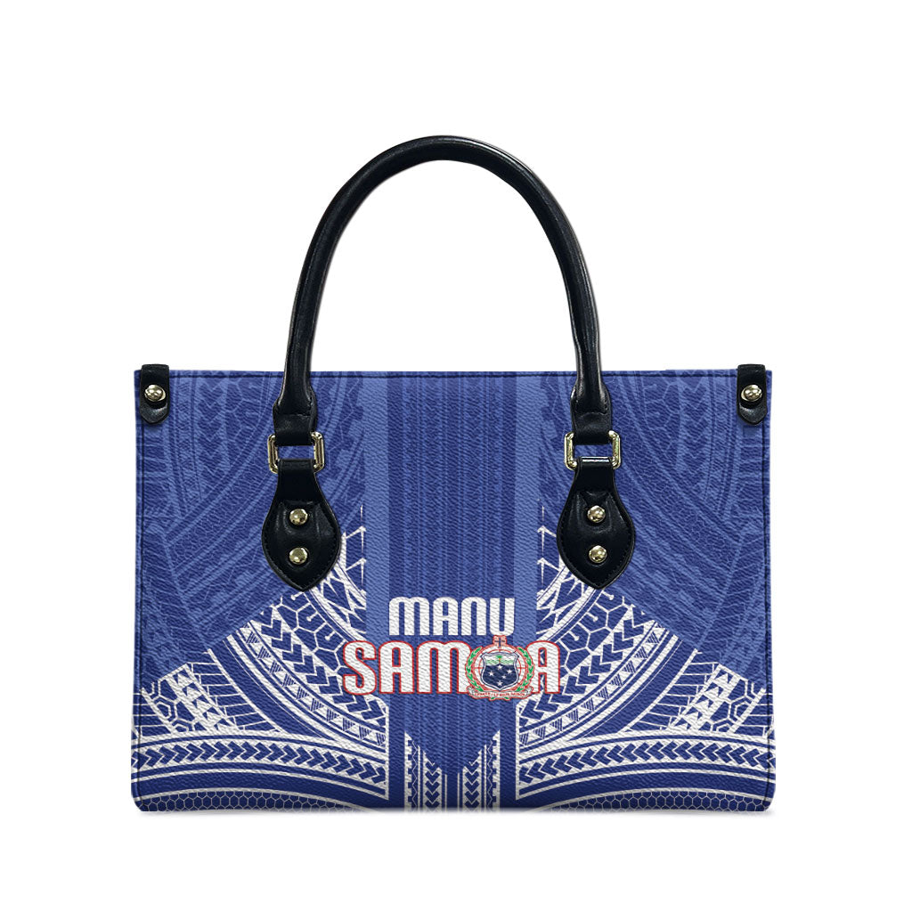 Manu Samoa Rugby 2026 Leather Bag Samoan Pattern