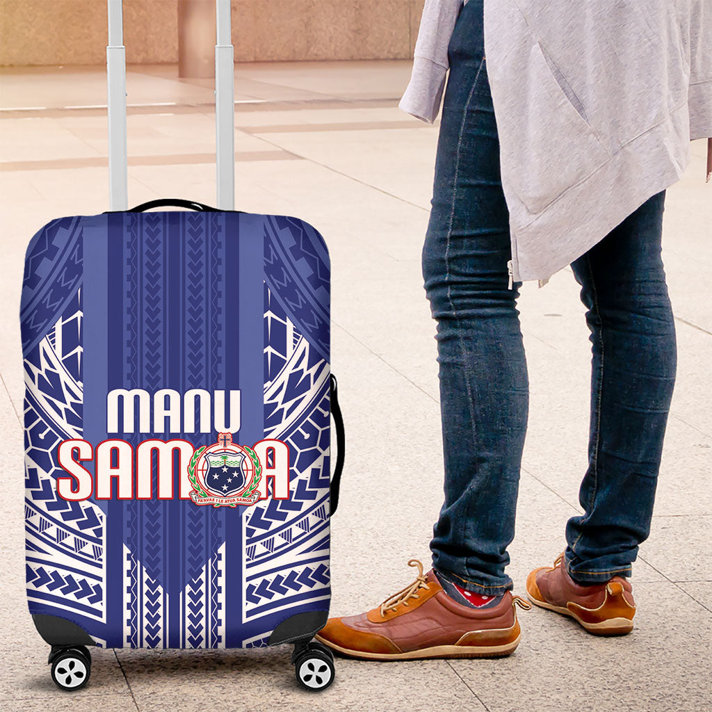 Manu Samoa Rugby 2026 Luggage Cover Samoan Pattern