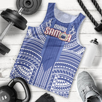Custom Manu Samoa Rugby 2026 Men Tank Top Samoan Pattern