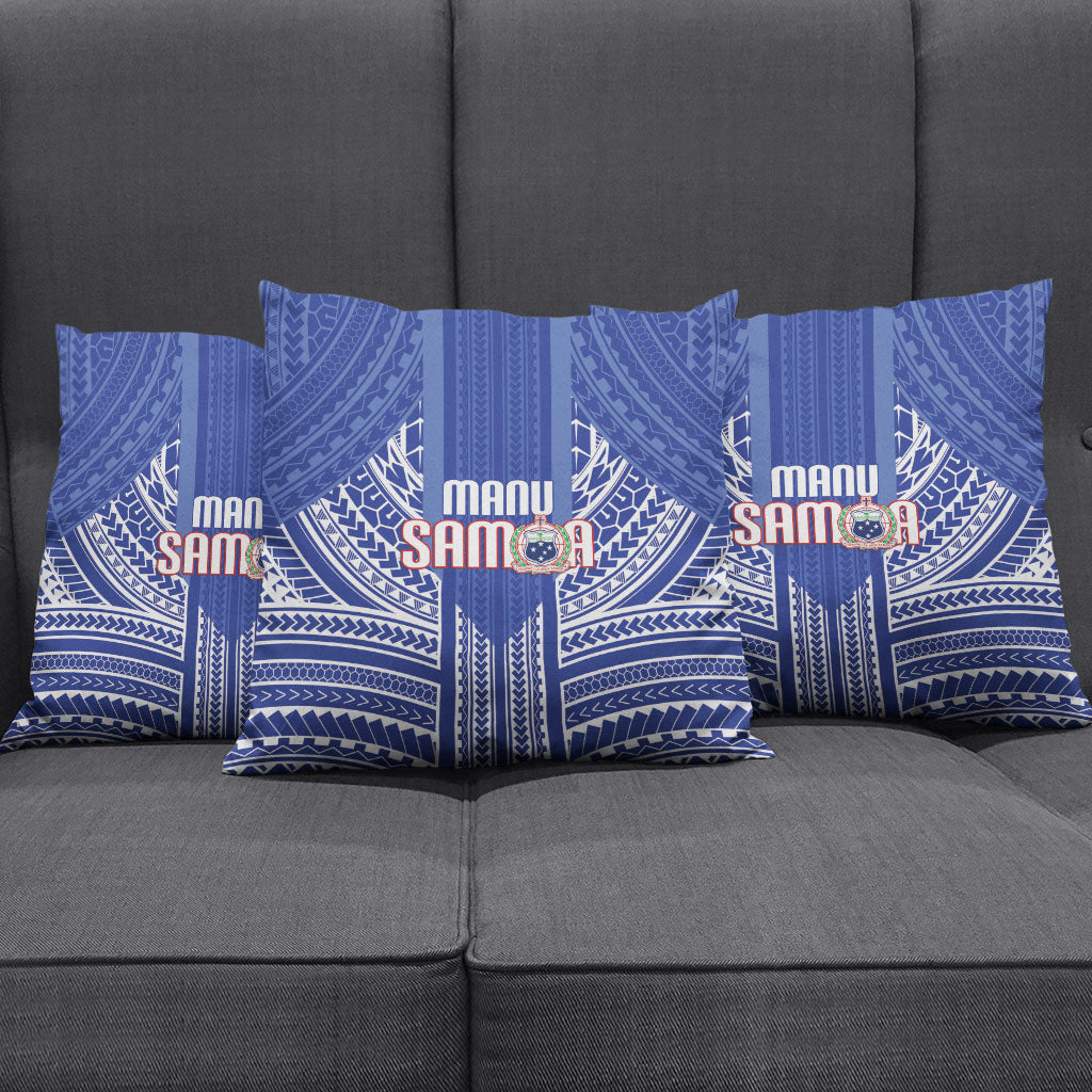 Manu Samoa Rugby 2026 Pillow Cover Samoan Pattern