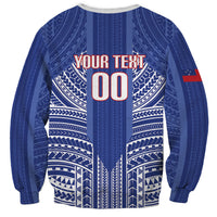 Custom Manu Samoa Rugby 2026 Sweatshirt Samoan Pattern