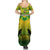 Papua New Guinea Rugby Summer Maxi Dress Enga Mioks PNG Polynesian Pattern LT14 - Polynesian Pride