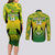 Custom Papua New Guinea Rugby Couples Matching Long Sleeve Bodycon Dress and Long Sleeve Button Shirts Enga Mioks PNG Polynesian Pattern LT14 - Polynesian Pride