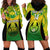 Custom Papua New Guinea Rugby Hoodie Dress Enga Mioks PNG Polynesian Pattern LT14 - Polynesian Pride